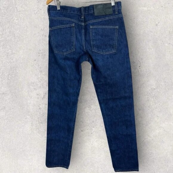 Naked & Famous Raw Japanese Selvedge Jeans Mens Size 33 Kasuri Super Guy Denim - Picture 6 of 14
